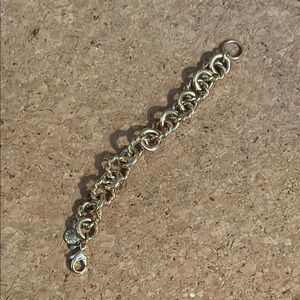 J Crew Chunky Gold Bracelet - adjustable for any size wrist